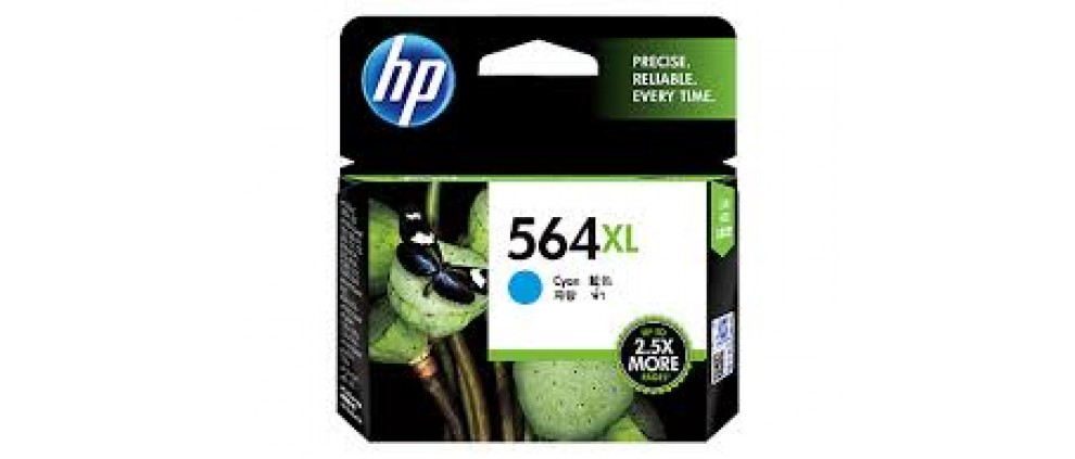 HP 564 XL Cyan Ink Cartridge (CB323WA) (750)